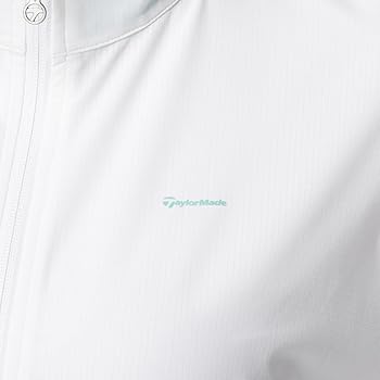 新品未使用!!TaylorMade フルジップジャケット ホワイト Amazon | テーラーメイド(TAYLOR MADE) フルジップS/Sジャケット